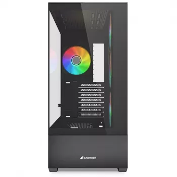 PC-behuizing Sharkoon AK6 RGB, ATX, zwart