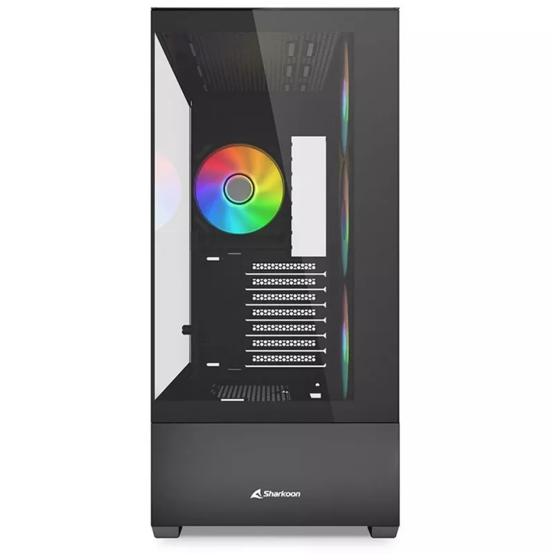 PC-behuizing Sharkoon AK6 RGB, ATX, zwart