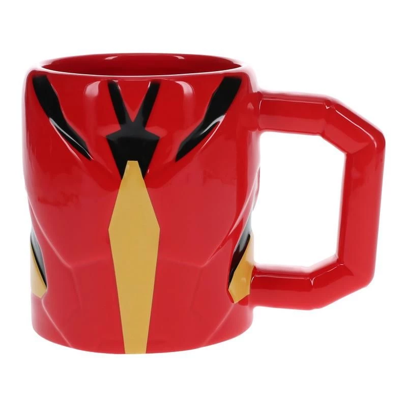 Beker Paladone Iron Man gevormd rood 0,5L enkel