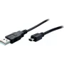 USB-kabel S/CONN 14-16055 USB 2.0 5 m mini-USB B USB A zwart