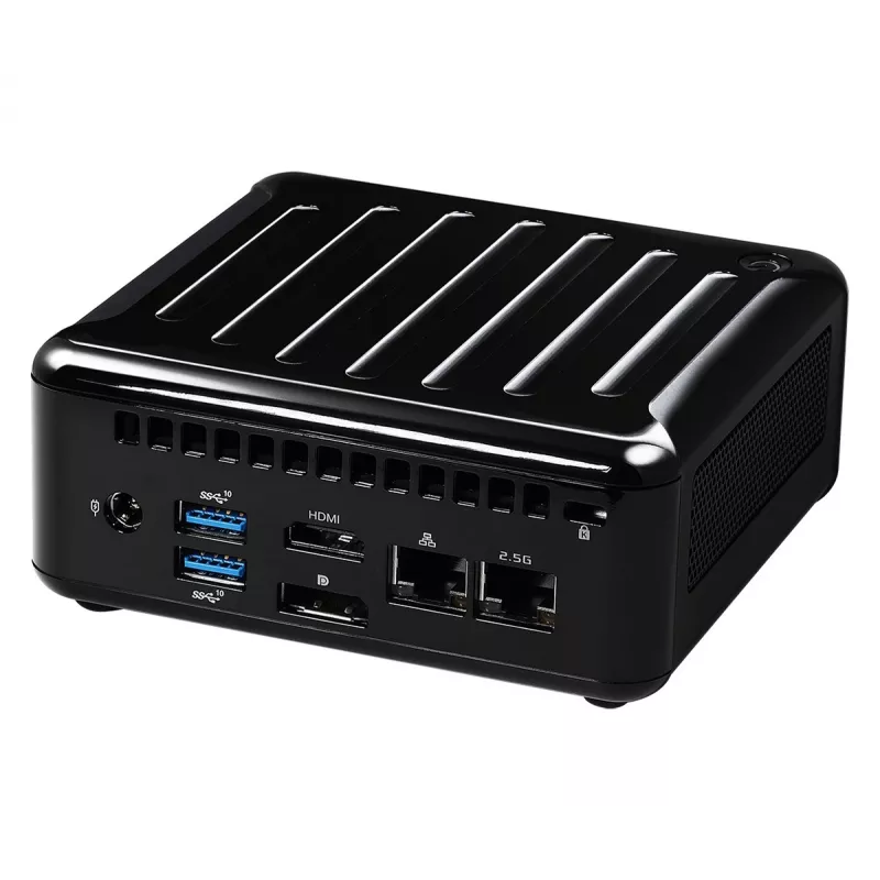 ASRock NUC BOX-1165G7 0,6 l barebone-pc, Intel Core i7-1165G7 2,8 GHz, HDMI, USB-C, 2x LAN, DDR4, max. 64 GB