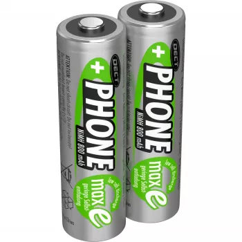Batterij Ansmann blister 2 x DECT-accu AA 800mAh