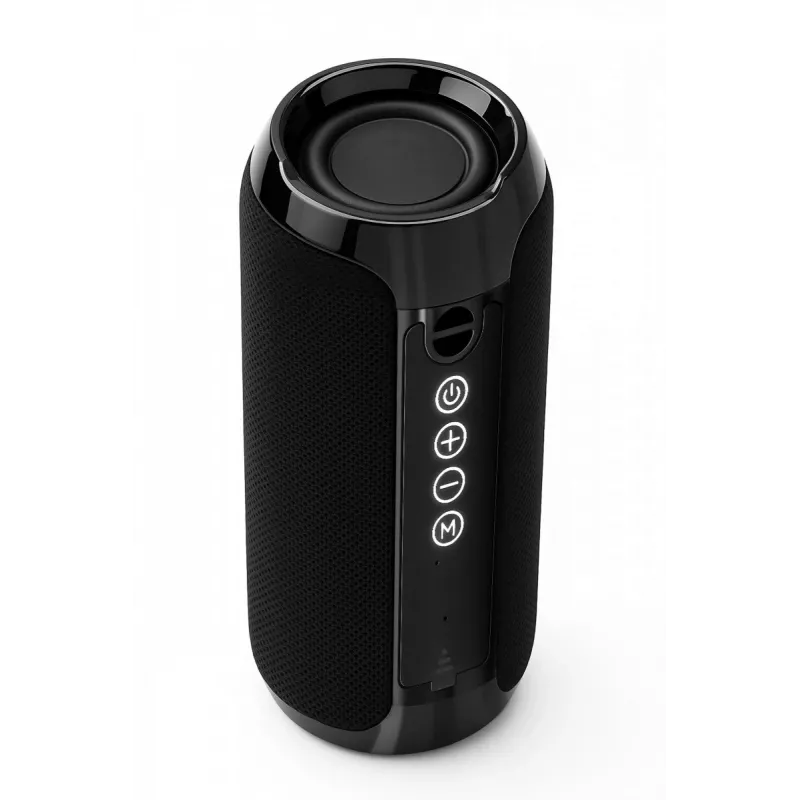 Draagbare bluetooth-stereoluidspreker SQUEAK SQ1008 — 14W RMS, Bluetooth 5.3, 1200 mAh, IPX4, FM, LED, AUX, USB