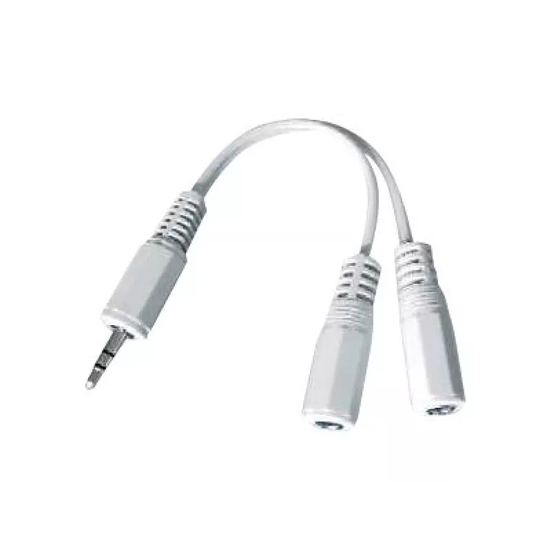 CABLE AUDIO SPLITTER 3.5MM/10CM WHT CCA-415-0.1M GEMBIRD