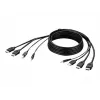 Belkin Secure KVM combo kabel - video- / USB- / audiokabel - TAA-conform - USB, mini-jack, HDMI (M)