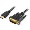 Sharkoon adapterkabel - single link - HDMI mannelijk naar DVI-D mannelijk