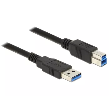 USB-kabel DeLOCK 85067 USB 3.2 Gen 1 1,5 m USB A USB B zwart