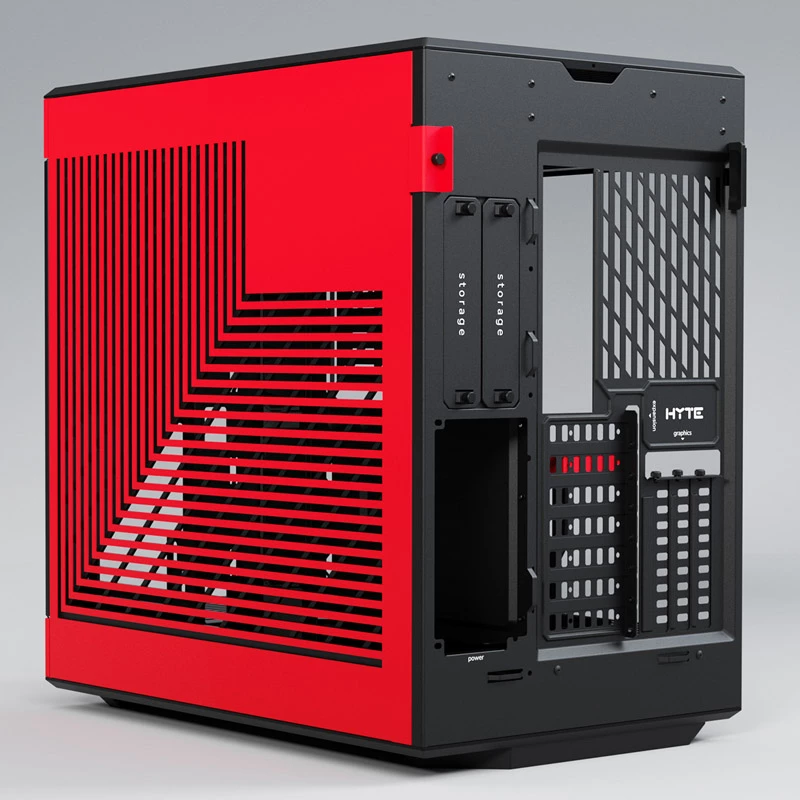 HYTE Y60 midi tower zwart, rood