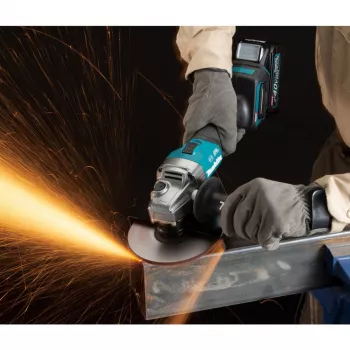 Accu-haakse slijper GA035GZ XGT, 40 volt (blauw/zwart, zonder accu en oplader)