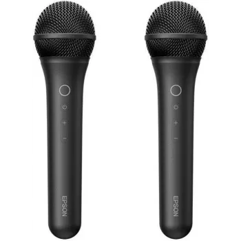Epson ELPKM01 draadloze karaoke-microfoonset, zwart