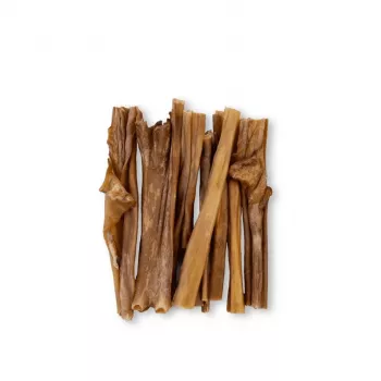 Hondensnack UNISZKI schapenhuid 100 g — hypoallergeen lam kauwartikel, 100 g zak, eiwit 50,79 %, vet 36,37 %