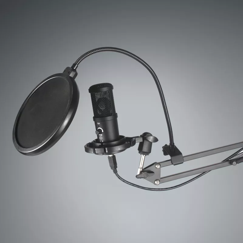 Studiomicrofoon Easypix 62021 zwart