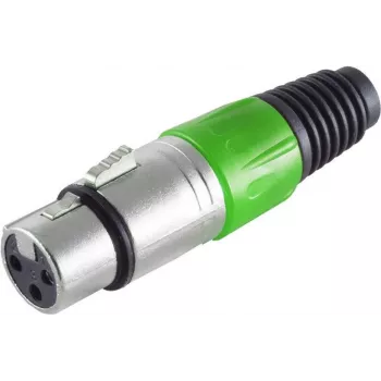 ShiverPeaks BASIC-S XLR-koppeling (female), groen (BS55022-G)