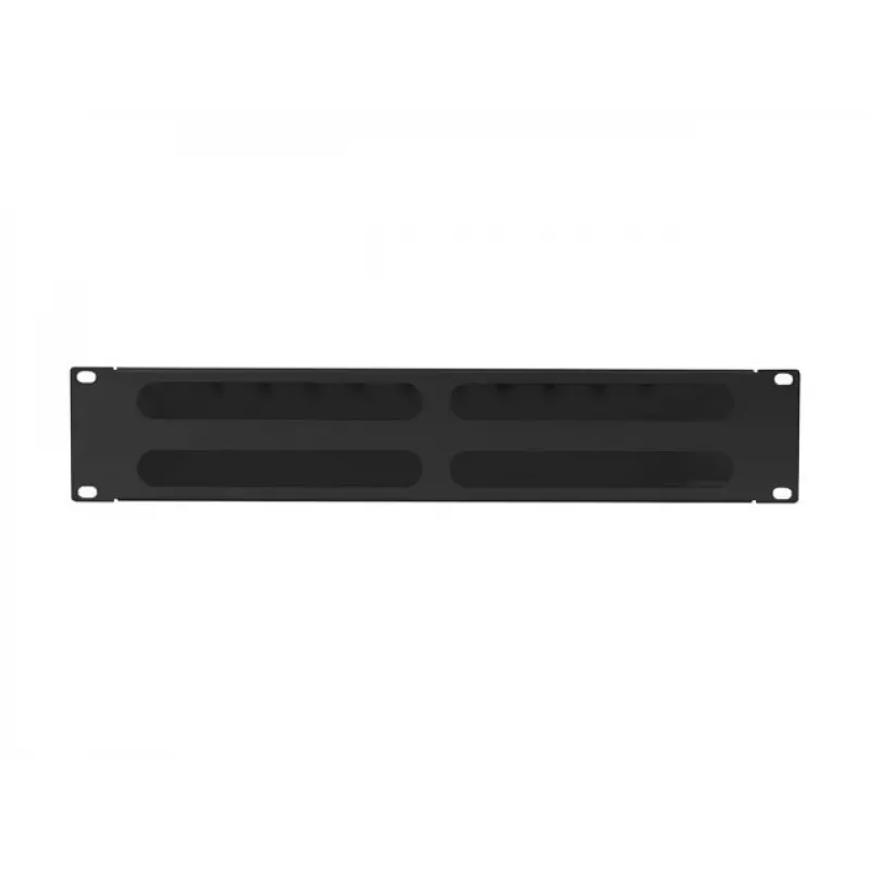 Rack-monteerbare 19 inch 2U kabelorganizer LANBERG AK-1705-B, zwart