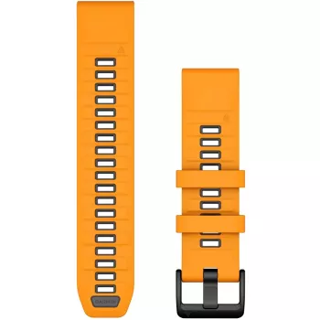 QuickFit, band, smartwatch, grafiet, oranje, Garmin, Approach S60, Approach S62,
