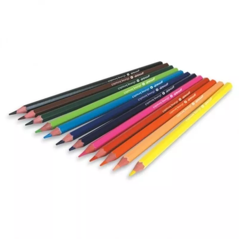 Colorino Kids zeskantige kleurpotloden 12 kleuren