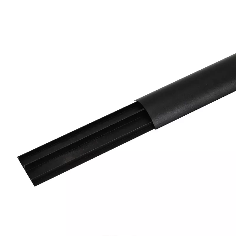 Kabelgoot aluminium MACLEAN MC-814 B zwart — kabelgootafdekking