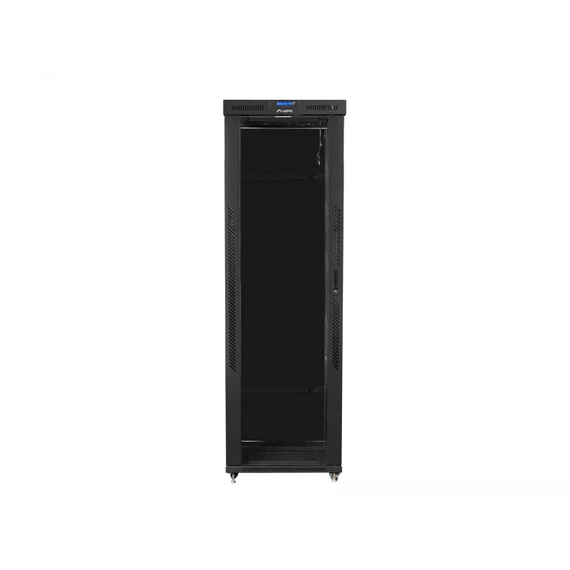 19 inch rackkast LANBERG FF01-8247-12BL, 47U, 800x1200 mm, glazen voordeur