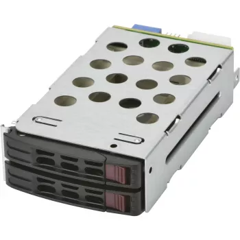 Draagplaat Supermicro MCP-220-82616-0N 2x 5,25 inch drivebay-afdekking zwart metallic