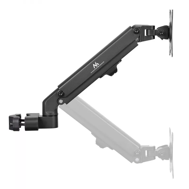 Monitorbeugel voor buis / stang 28-60 mm Maclean, 17-27'', max. 7 kg, gasveer, MC-459
