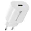 TELEFOONOPLADER 1X USB 18 W QC 3.0 WIT