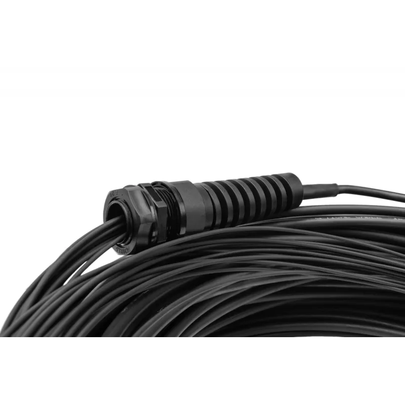 Digitus vooraf geassembleerde glasvezel universele breakoutkabel Multimode OM4 8 vezels LC/UPC 50 m
