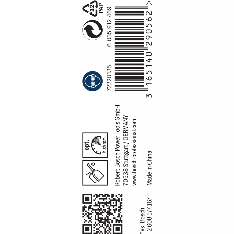 Bosch HSS-G metaalboor, Ø 3,2 mm, 10 st.