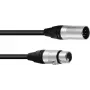 PSSO kabel DMX XLR 5-polig 1,5 m zwart — Neutrik stekkerverbindingen