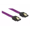 SATA-kabel DeLOCK 83691 0,5 m SATA 7-pin paars
