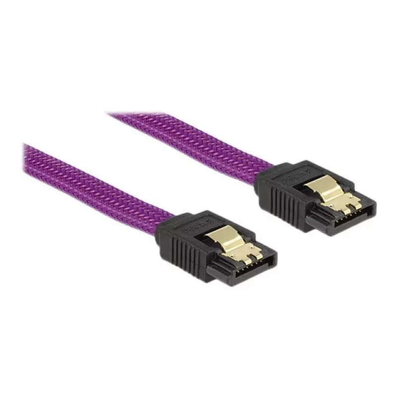 SATA-kabel DeLOCK 83691 0,5 m SATA 7-pin paars