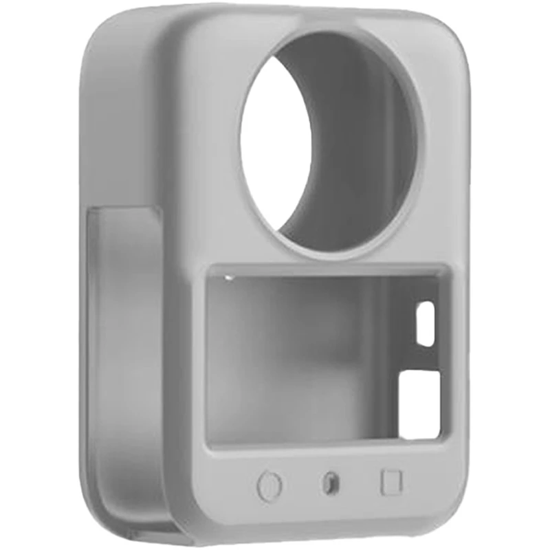 Siliconenhoes met lensbescherming PULUZ DJI Osmo 360 (grijs)