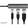 USB Type-C-hub Alcasa HUB-C002A 5000 Mbit/s HDMI USB 3.0