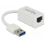 DeLOCK 65905 USB Type-A naar Gigabit LAN-netwerkadapter, wit