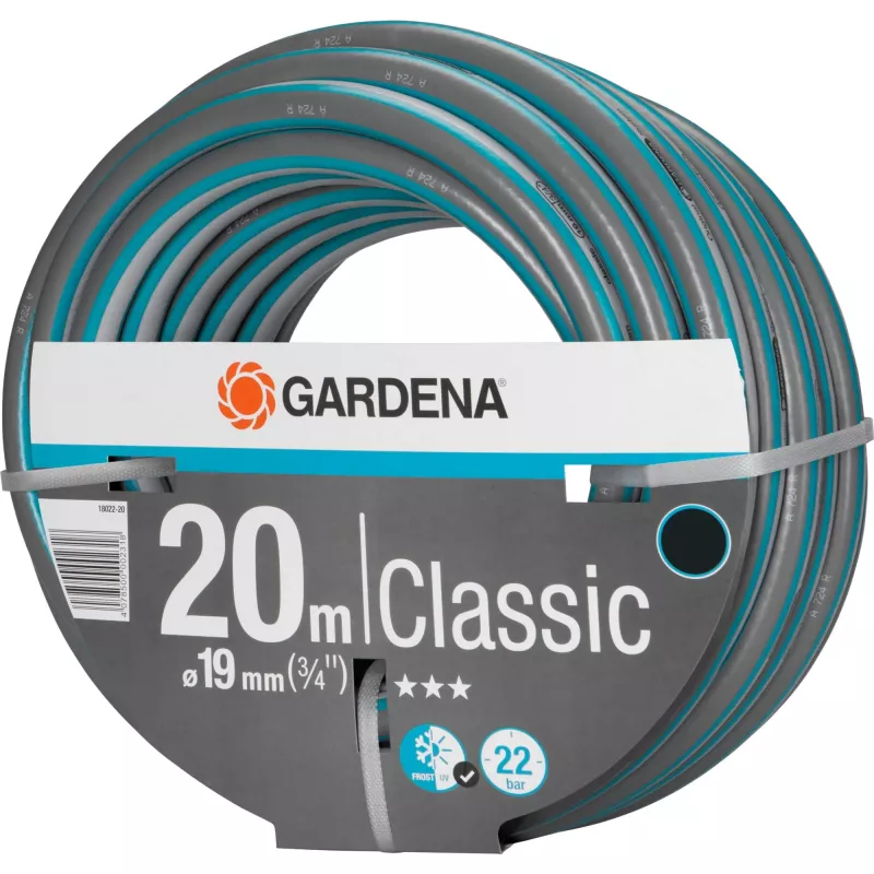 Tuinslang Gardena 18022-20 20 m bovengronds PVC Grijs Oranje
