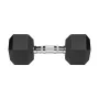 Gerubberde gietijzeren halters HEX 2x10 kg REBEL ACTIVE