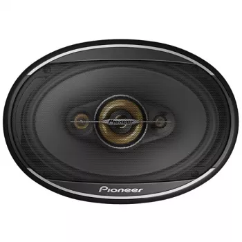 Pioneer TS-A6971F. Luidsprekertype: 4-weg, piekvermogen: 600 W, nominale belasting: 100 W. Inbouwdiepte: 20,3 cm, wooferformaat (b x h): 152,4 x 228,6