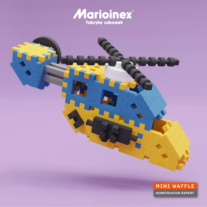 Bouwset Marioinex Mini Waffle Constructor – 141 onderdelen, meerkleurig, voor kinderen vanaf 5 jaar