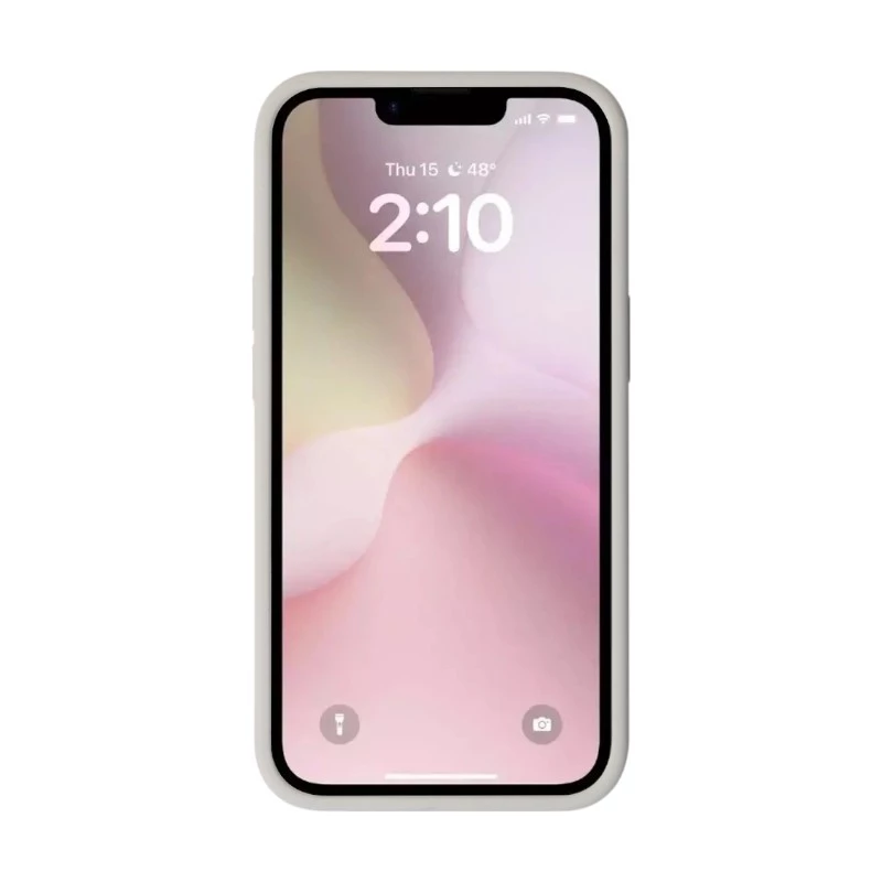 Hoesje iPhone 16e MagSafe stony beige