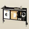 Ergo Office ER-300 B bureauscheidingswand / organizer, 1295 x 242 x 726 mm, staal, max. belasting 10 kg, zwart