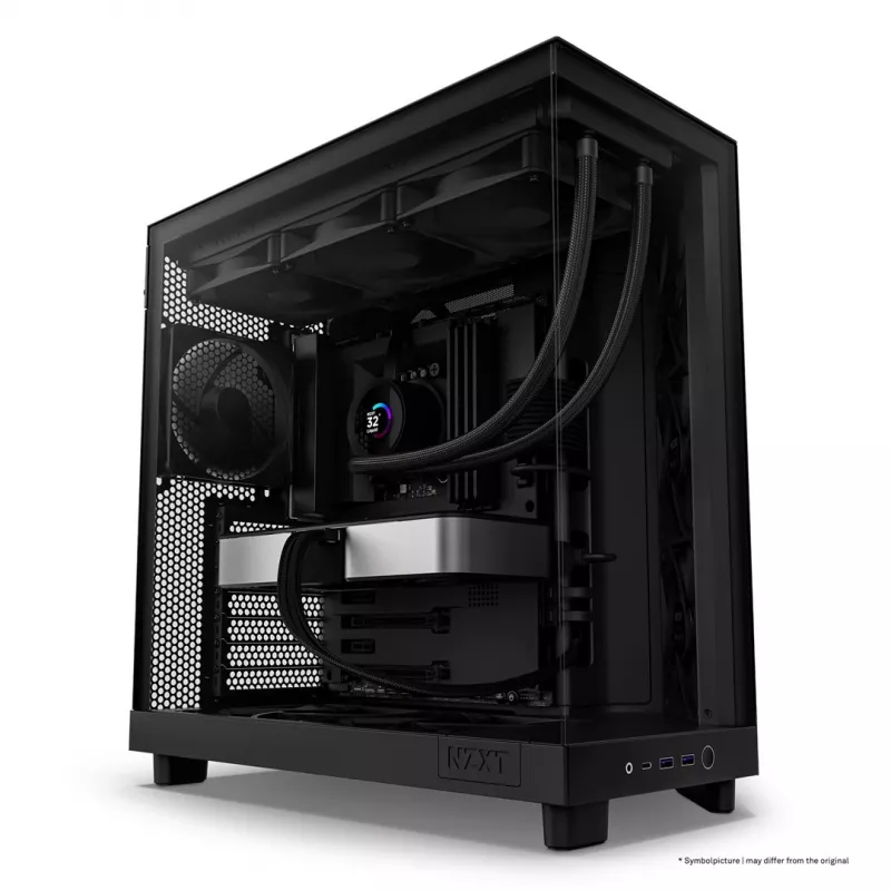 NZXT H6 Flow midi-tower - zwart