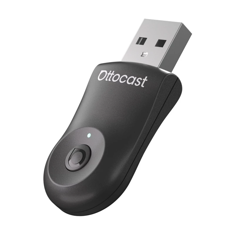 2-in-1 Bluetooth- en Wi-Fi-adapter voor de auto, Ottocast CA505-T, draadloos