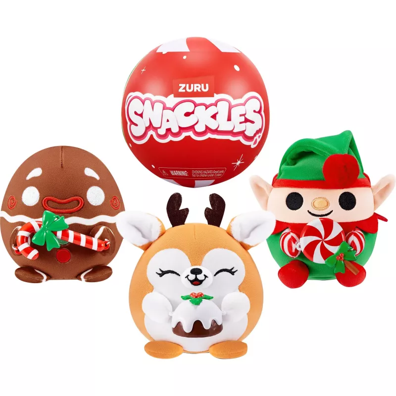 Speelfiguur Zuru Snackles Christmas – verrassings-blindbox, gesorteerde losse figuur