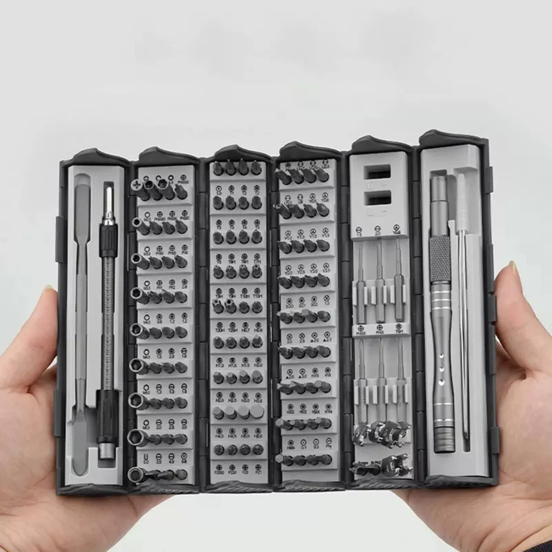 Precisieschroevendraaierset Extralink EX.21465 — magnetische 128-in-1 bitset