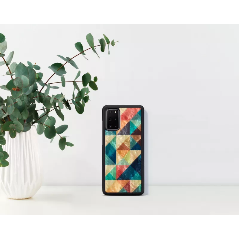 Hoes iKins voor Samsung Galaxy S20+ Mosaic zwart