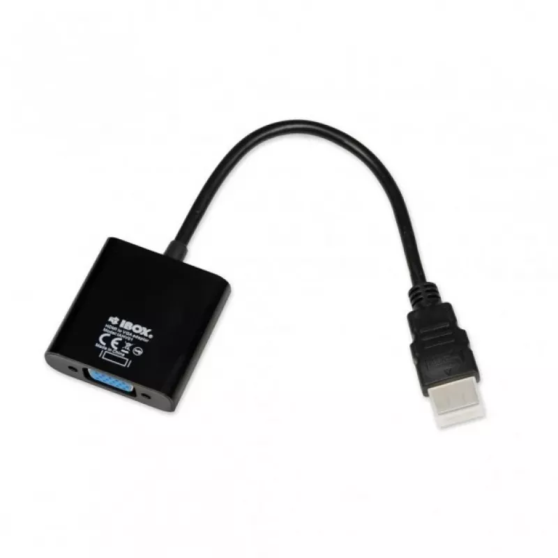iBox IAHV01 HDMI-naar-VGA-adapter, zwart