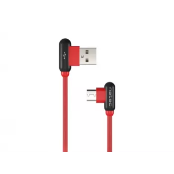USB-kabel NATEC NKA-1201 USB 2.0 1 m USB A USB C zwart rood