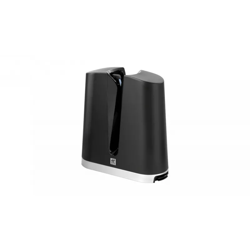 Messenslijper ZWILLING V-Edge Pull Through, zwart, compact doorhaalontwerp