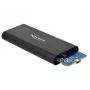 Delock - behuizing voor opslagmedium - M.2 - M.2 NVMe-kaart - USB 3.1 (Gen 2) - zwart (42614)