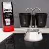 Bialetti Mini Express Induction mokapotset 7310, 2 kopjes met 2 glazen