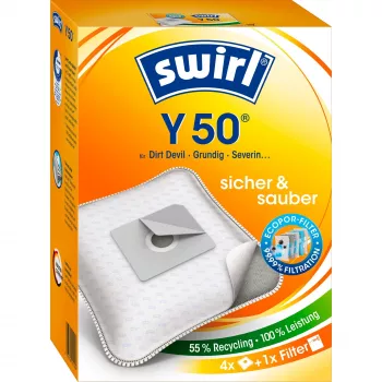 Swirl Y50 - stofzuigerzakken - wit - Dirt Devil - Progress - Samsung (1-7025-50)